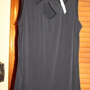 New York And Company Elegant Black Sleeveless Top